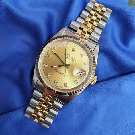 harga rolex oyster perpetual datejust 16233|rolex 16233 diamond bezel.